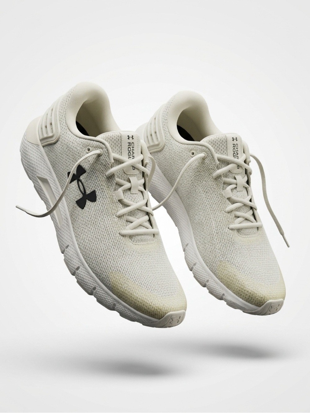 Under Armour Off-White Knit Training Sneakers